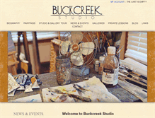 Tablet Screenshot of buckcreekstudio.com